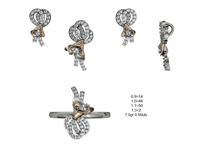 160 Pendant Sets STL & 3DM Files