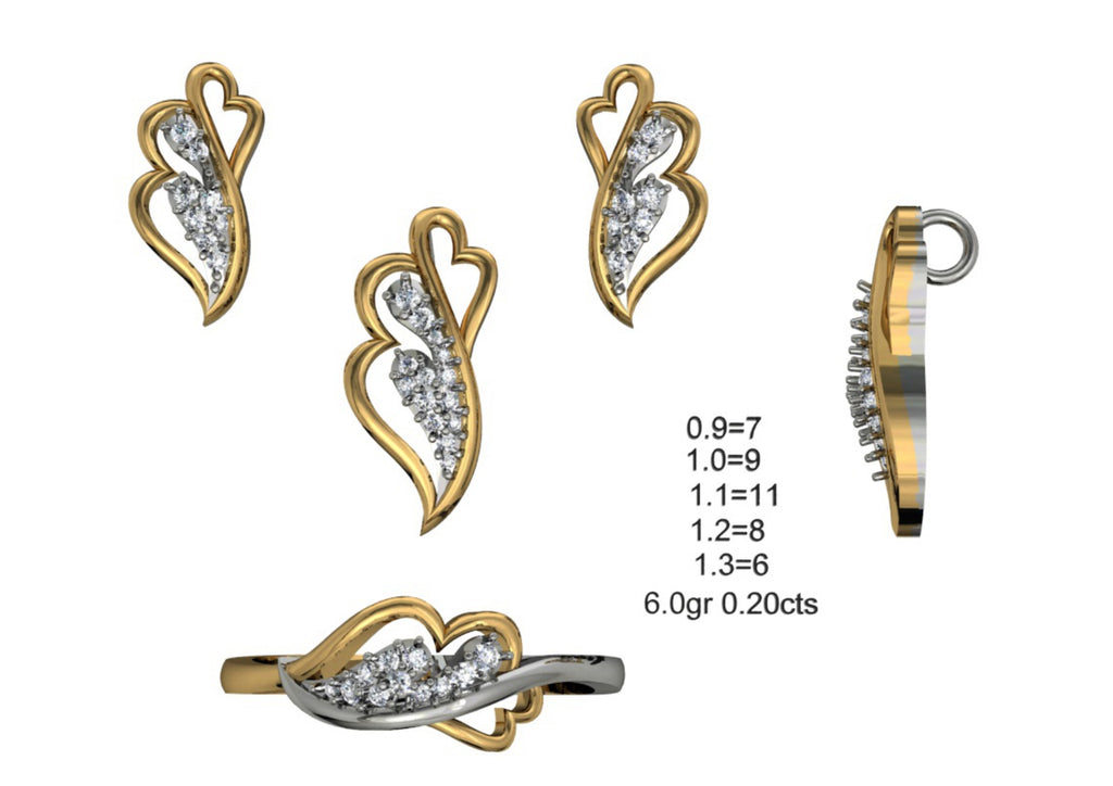 160 Pendant Sets STL & 3DM Files