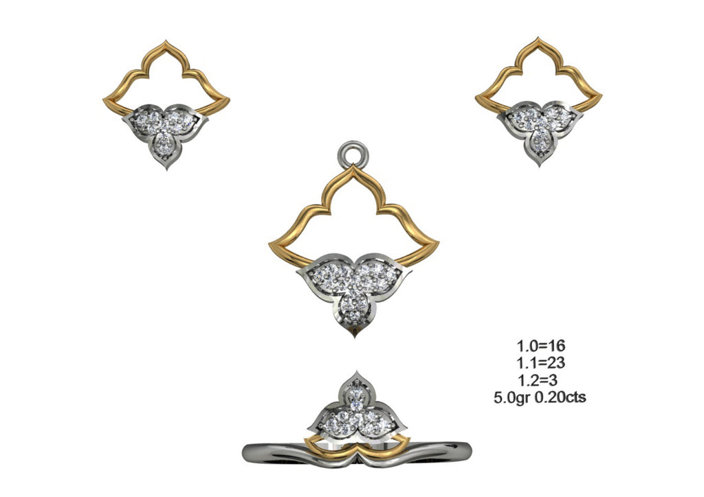 160 Pendant Sets STL & 3DM Files