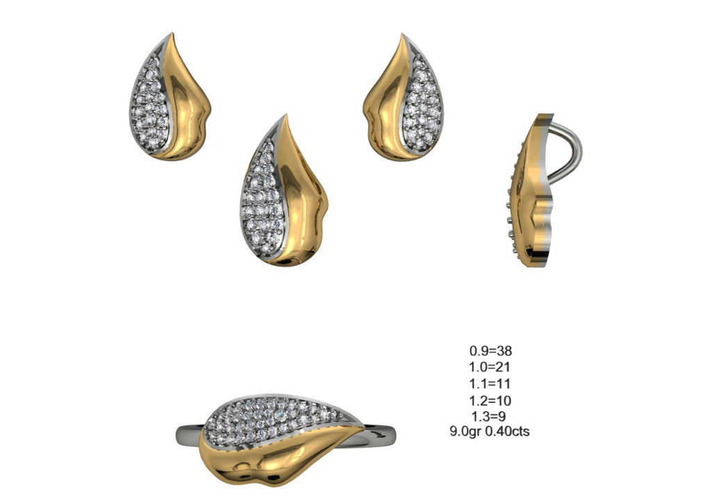 160 Pendant Sets STL & 3DM Files