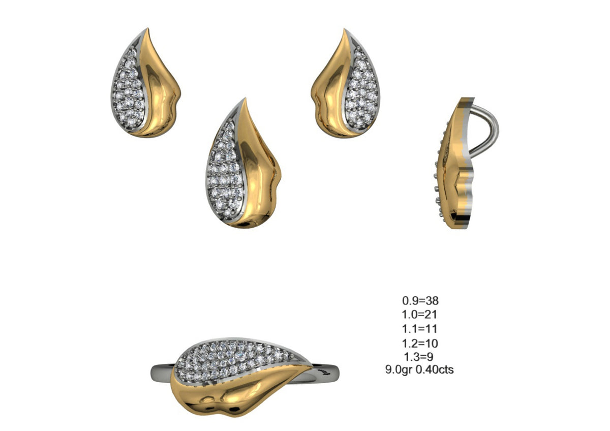 160 Pendant Sets STL & 3DM Files