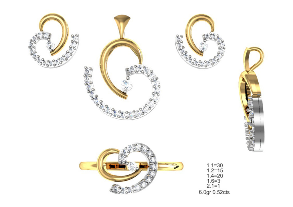 160 Pendant Sets STL & 3DM Files