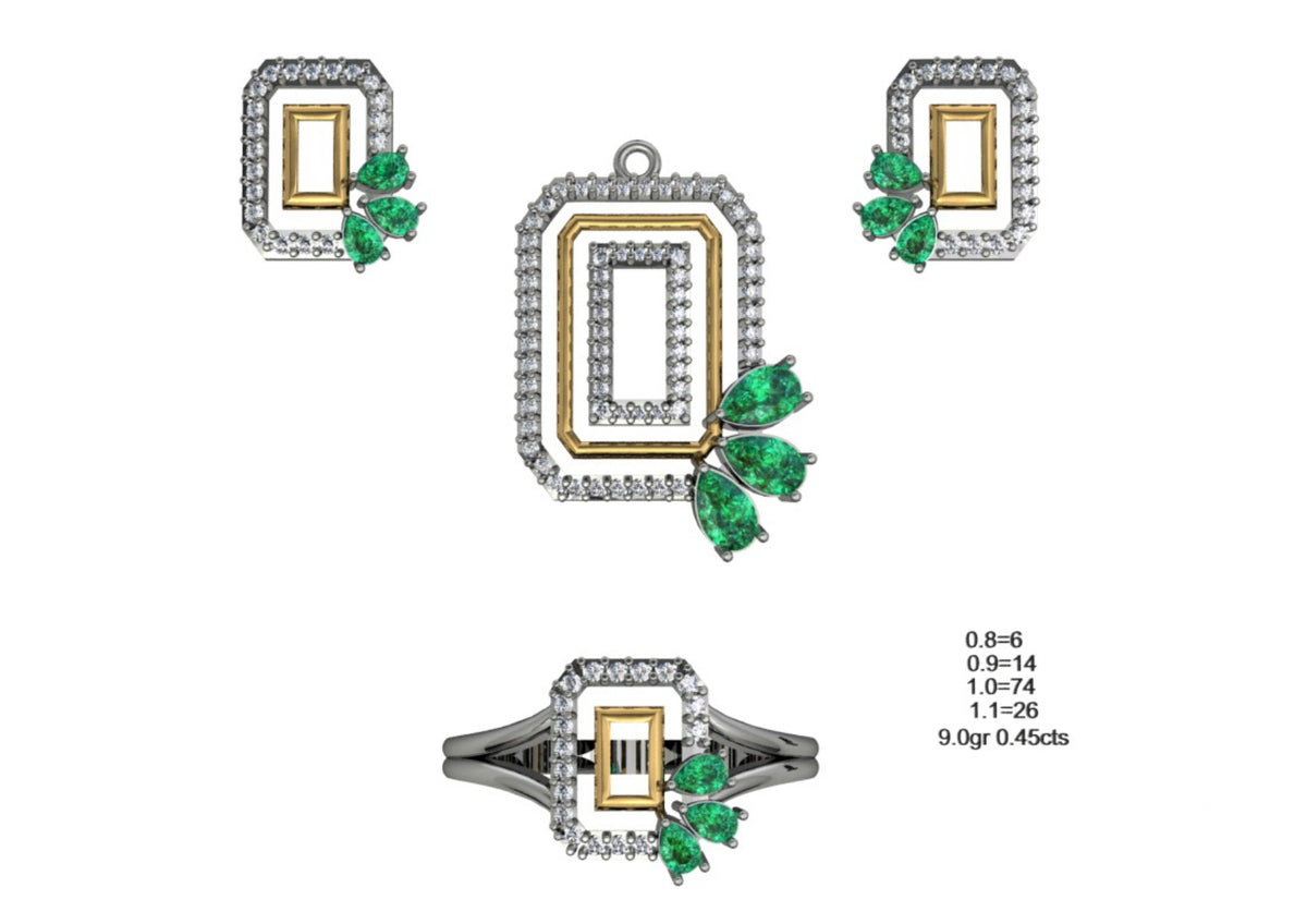 160 Pendant Sets STL & 3DM Files