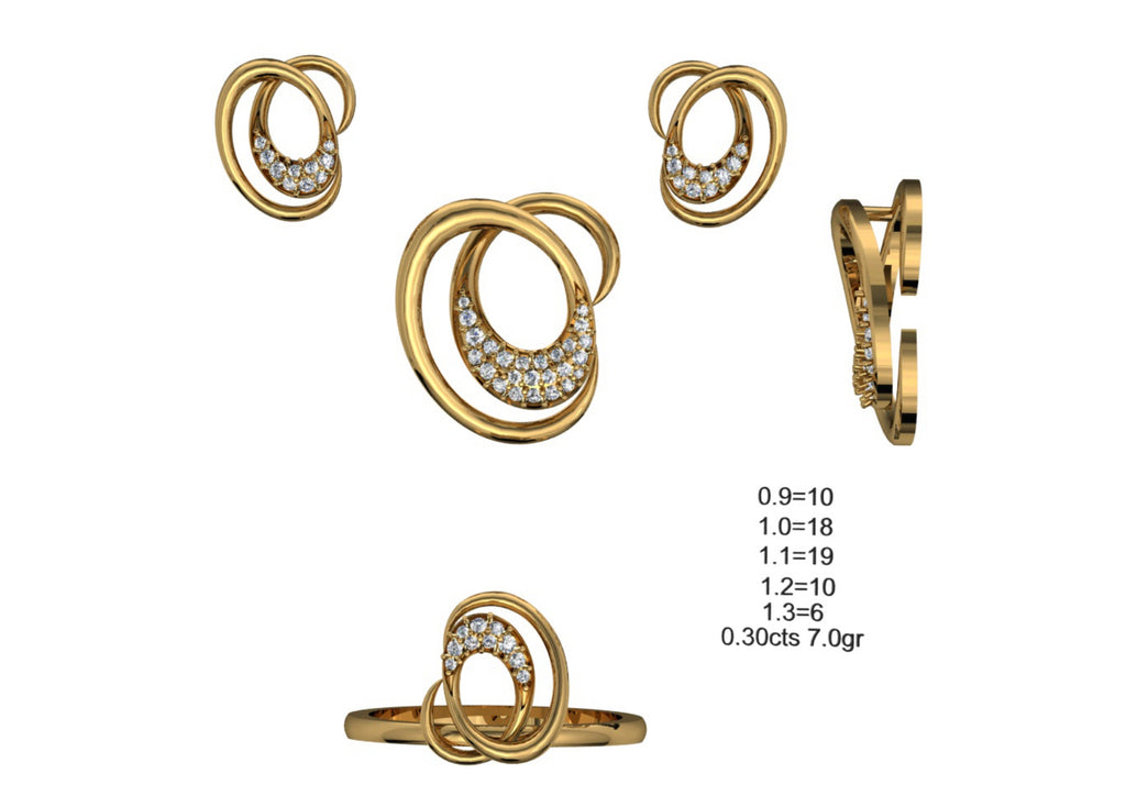 160 Pendant Sets STL & 3DM Files