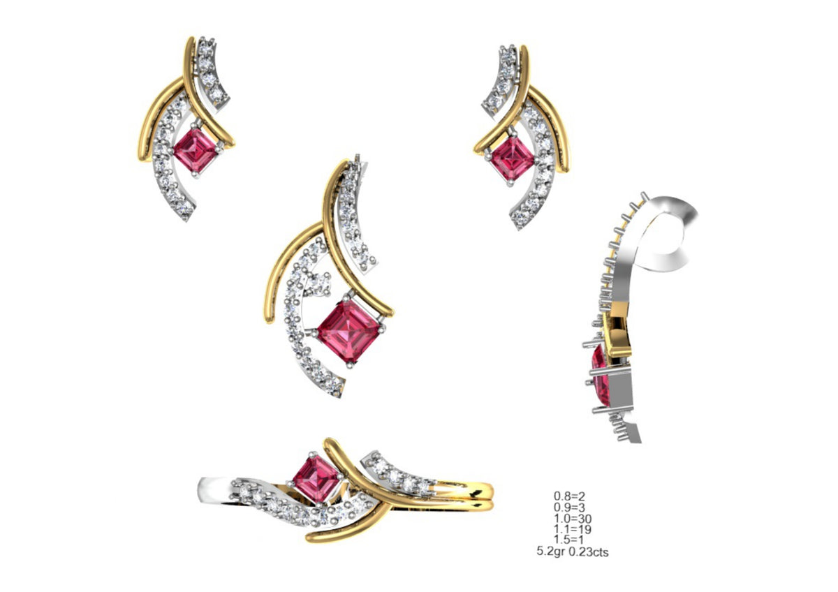 160 Pendant Sets STL & 3DM Files