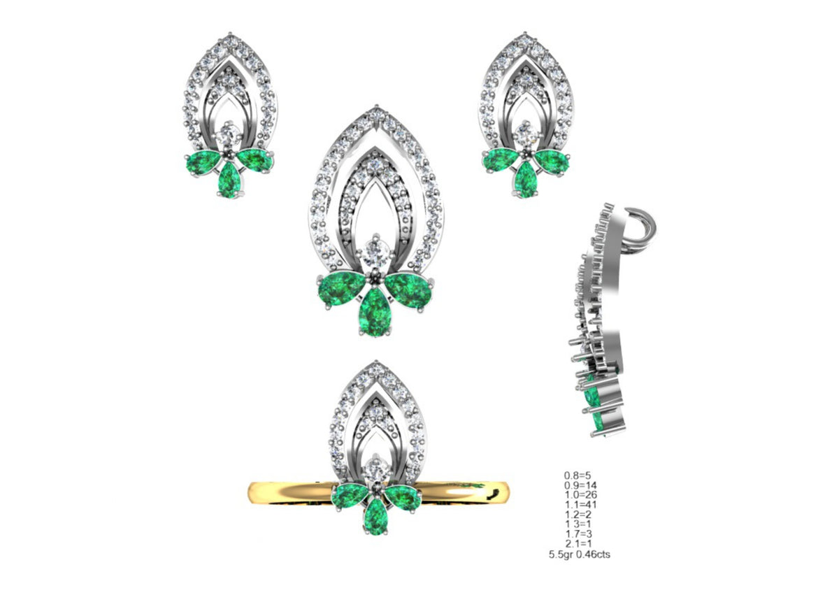 160 Pendant Sets STL & 3DM Files