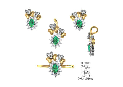 160 Pendant Sets STL & 3DM Files