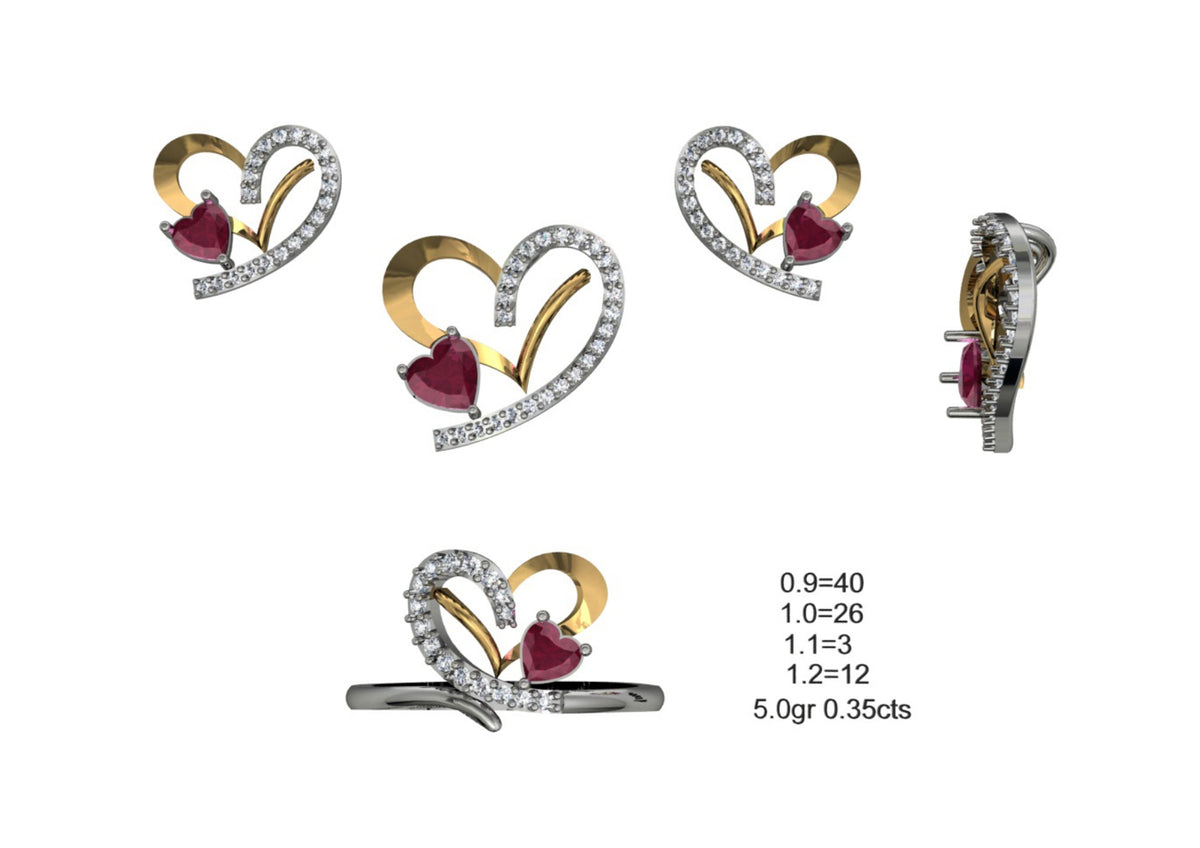 160 Pendant Sets STL & 3DM Files