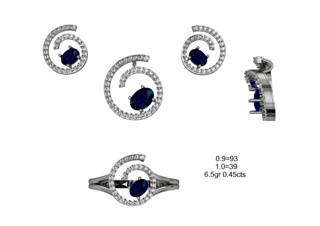 160 Pendant Sets STL & 3DM Files