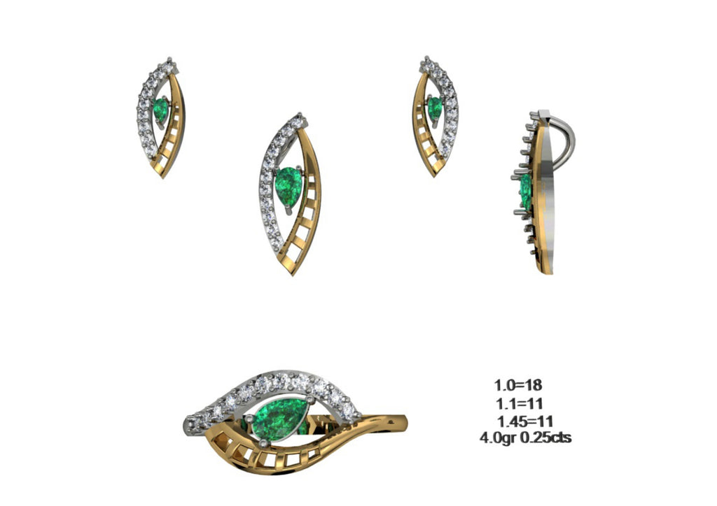 160 Pendant Sets STL & 3DM Files