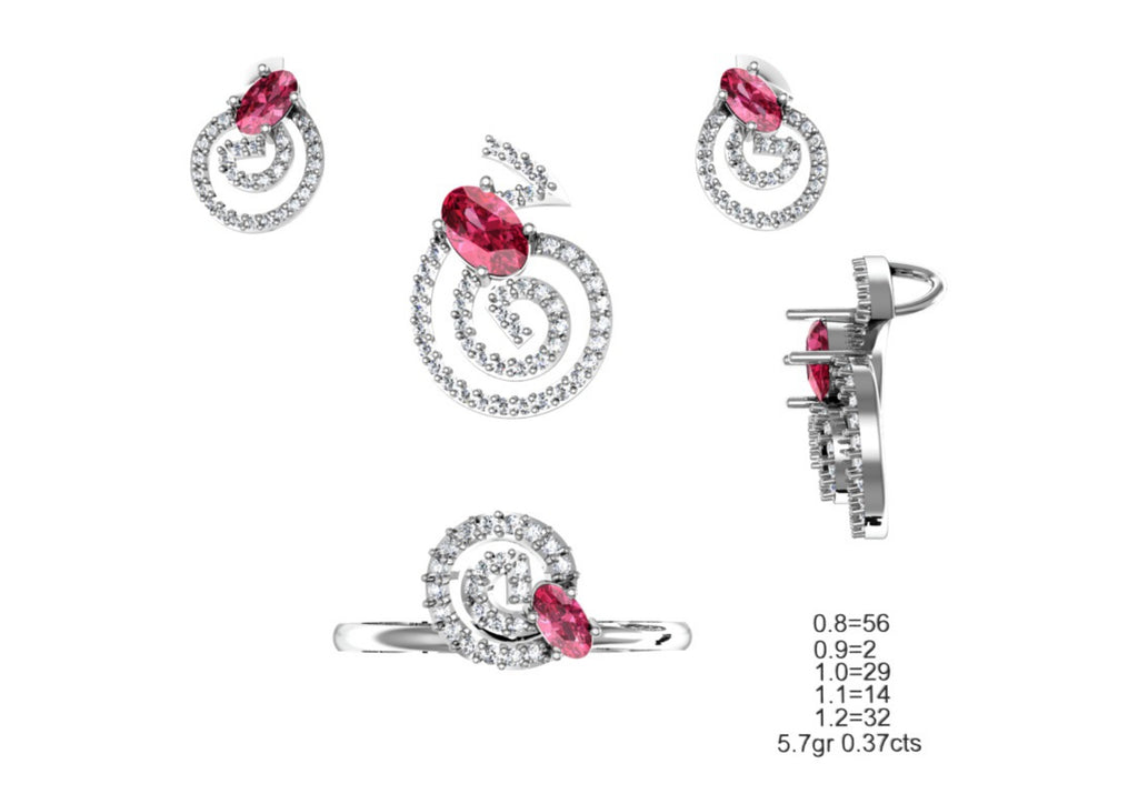160 Pendant Sets STL & 3DM Files