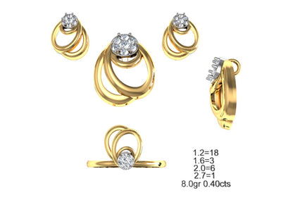 160 Pendant Sets STL & 3DM Files