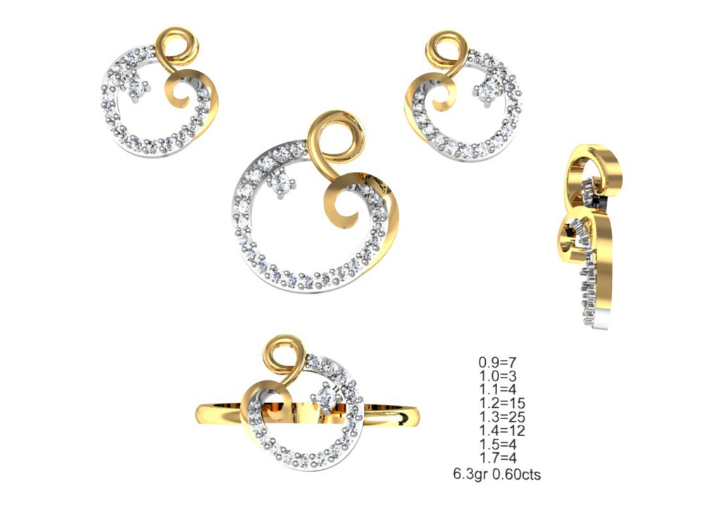 160 Pendant Sets STL & 3DM Files