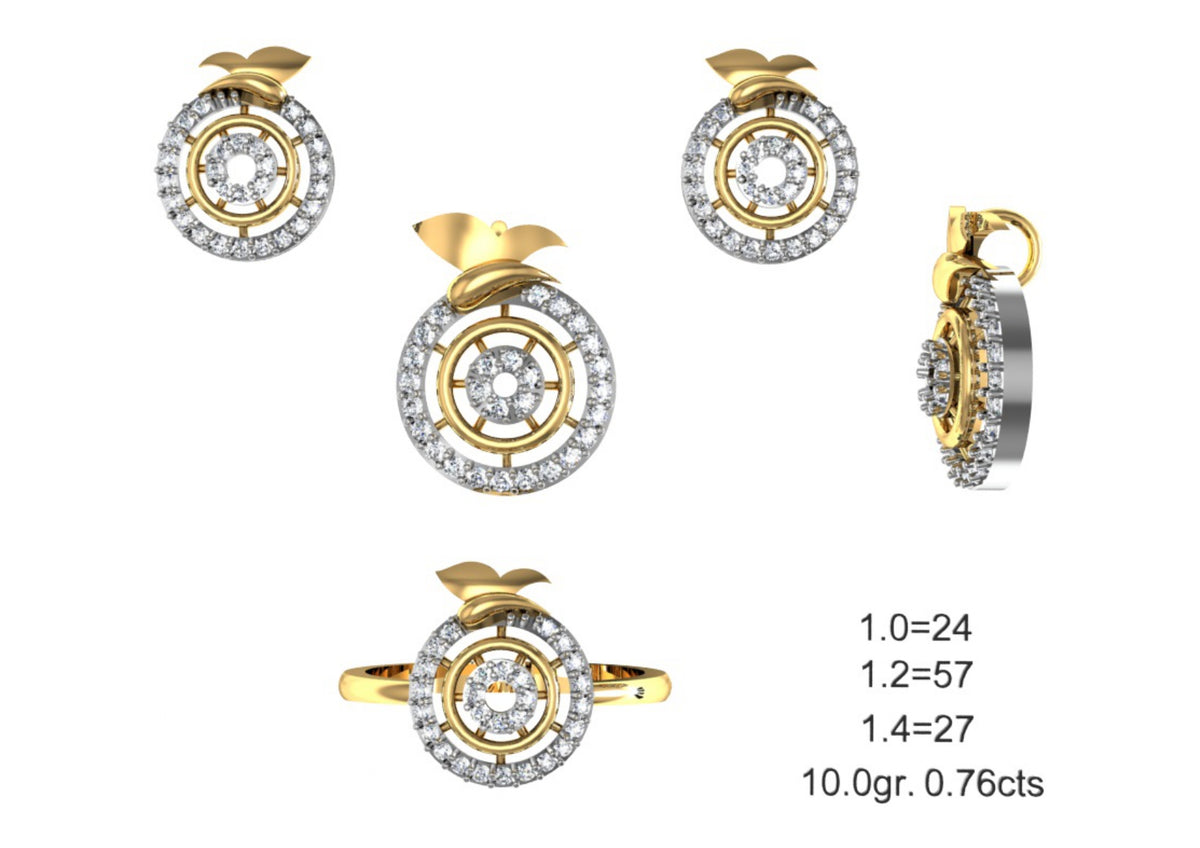 160 Pendant Sets STL & 3DM Files