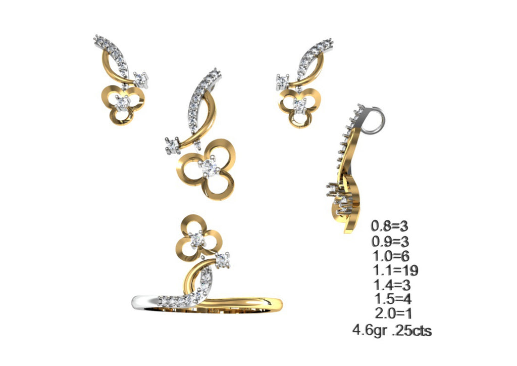 160 Pendant Sets STL & 3DM Files