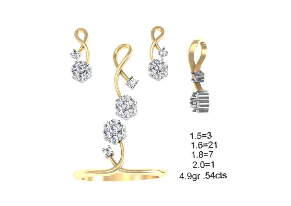 160 Pendant Sets STL & 3DM Files