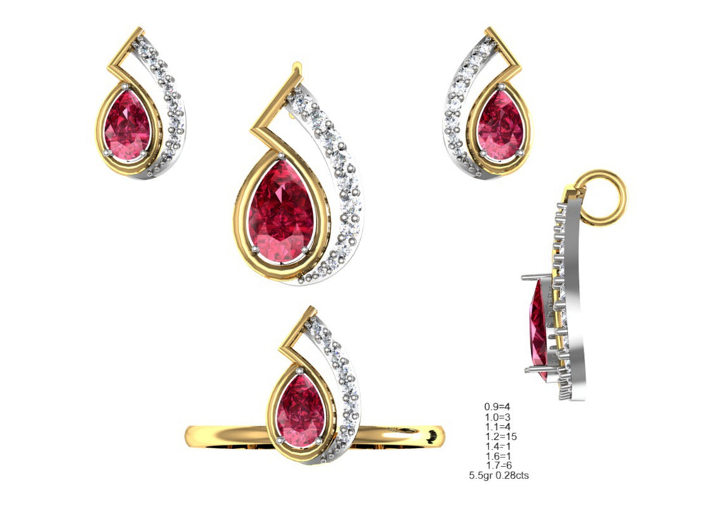 160 Pendant Sets STL & 3DM Files
