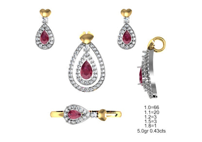 160 Pendant Sets STL & 3DM Files