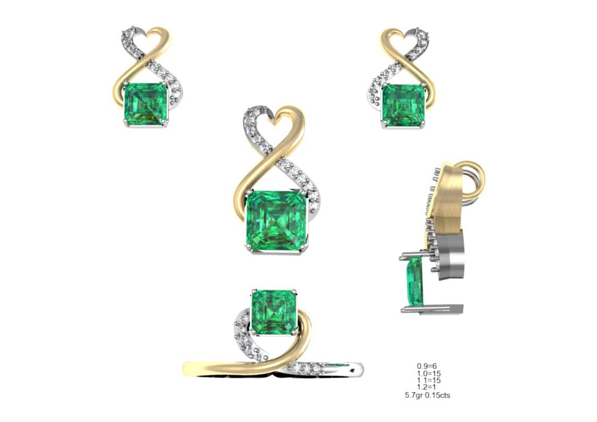 160 Pendant Sets STL & 3DM Files