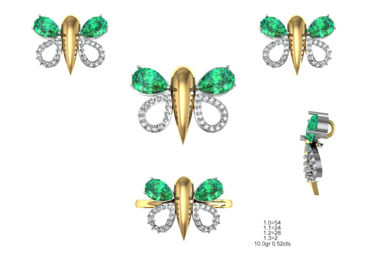 160 Pendant Sets STL & 3DM Files