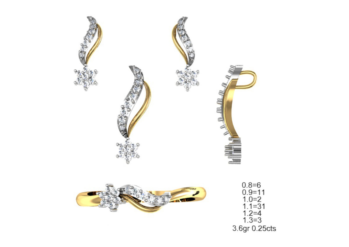 160 Pendant Sets STL & 3DM Files