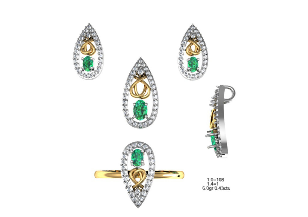 160 Pendant Sets STL & 3DM Files