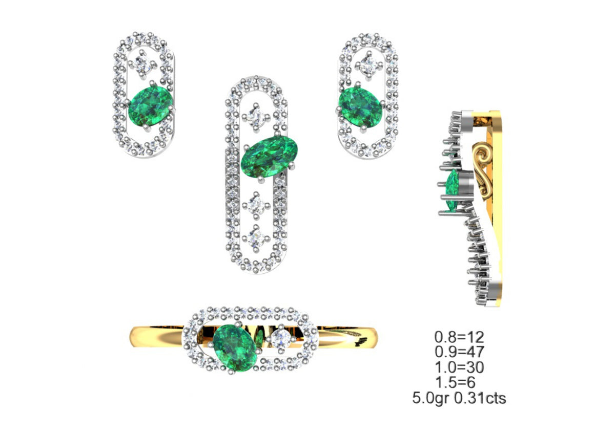 160 Pendant Sets STL & 3DM Files