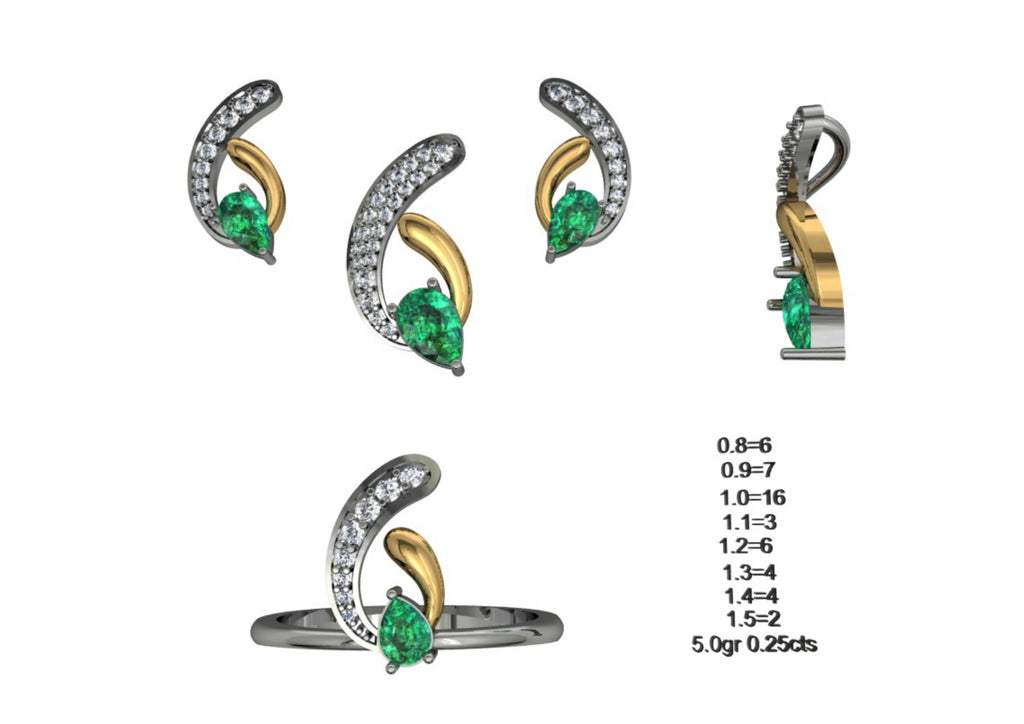 160 Pendant Sets STL & 3DM Files