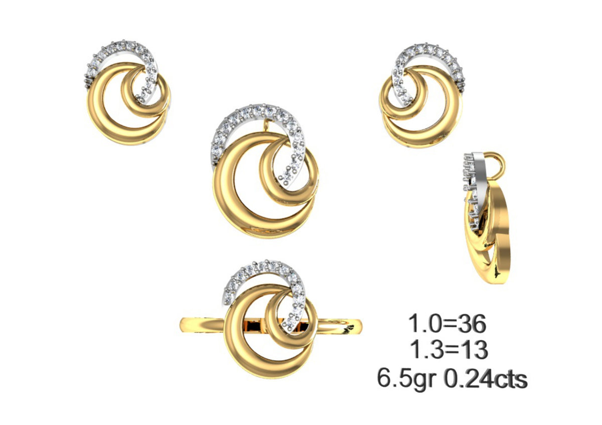 160 Pendant Sets STL & 3DM Files