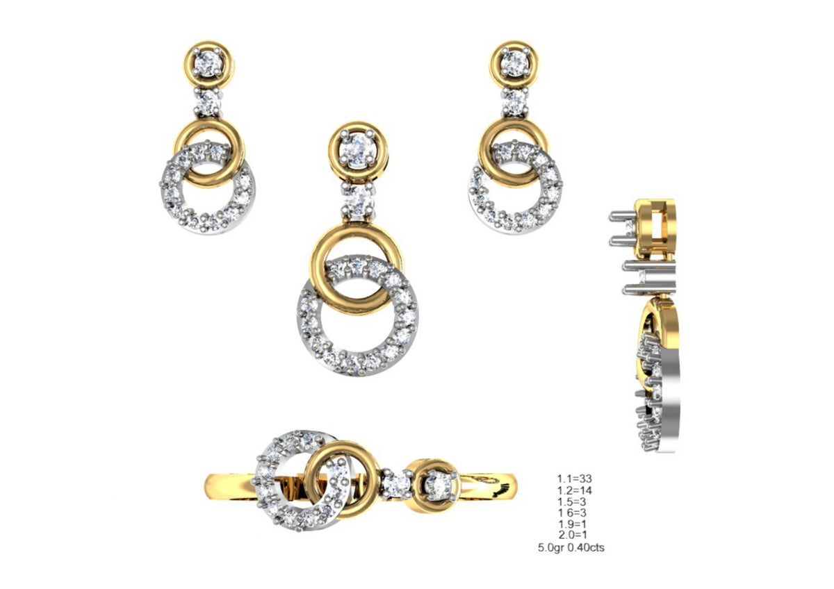 160 Pendant Sets STL & 3DM Files