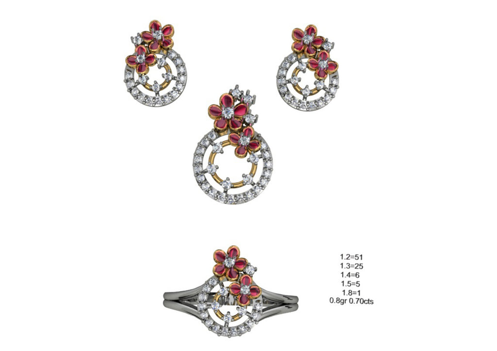 160 Pendant Sets STL & 3DM Files