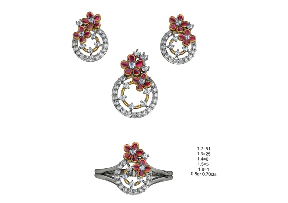 160 Pendant Sets STL & 3DM Files