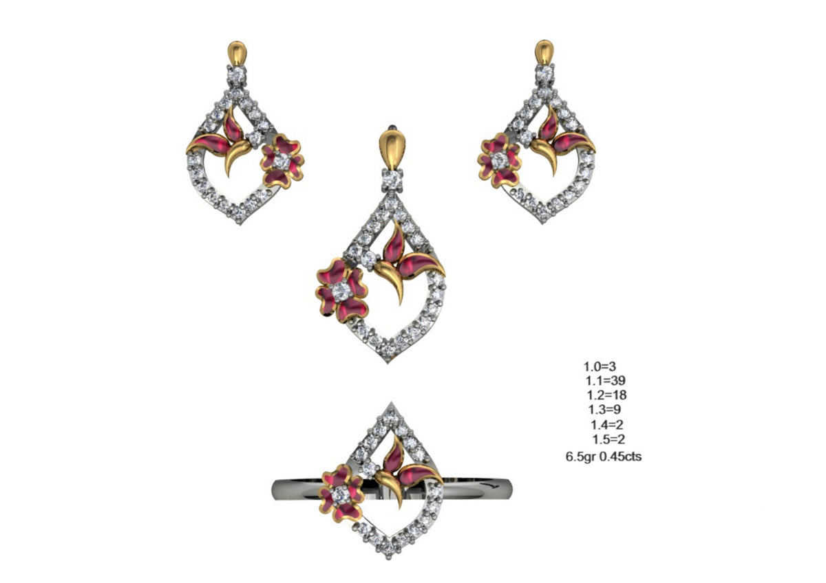 160 Pendant Sets STL & 3DM Files