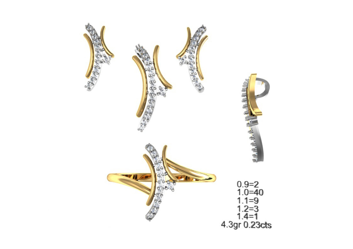160 Pendant Sets STL & 3DM Files