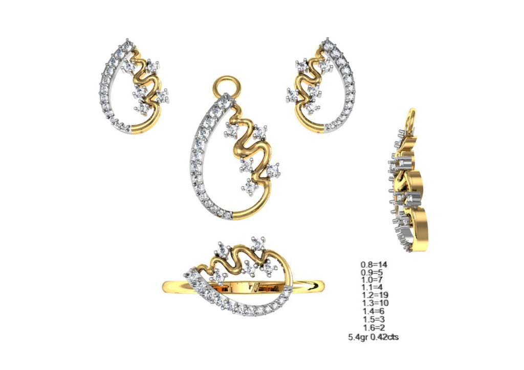 160 Pendant Sets STL & 3DM Files