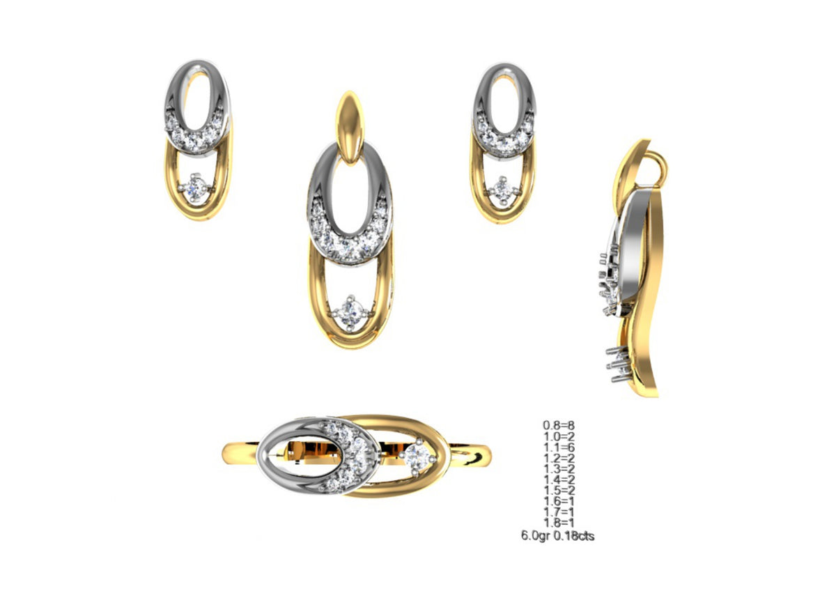 160 Pendant Sets STL & 3DM Files