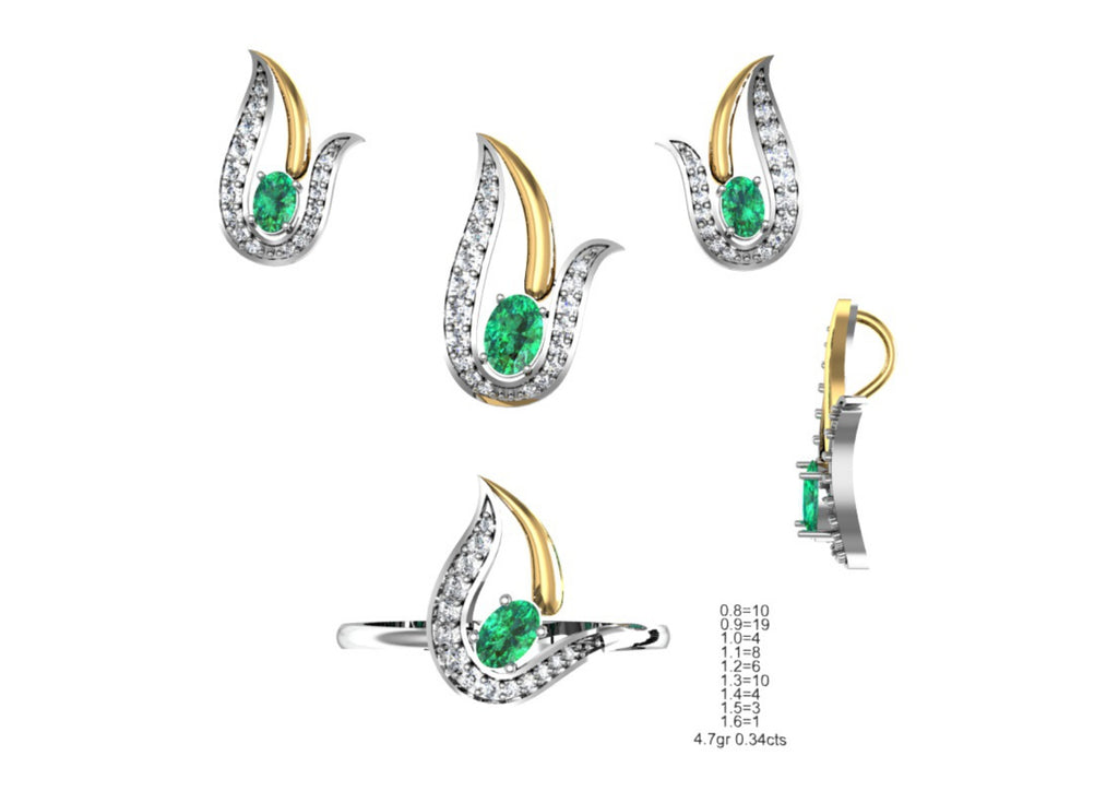 160 Pendant Sets STL & 3DM Files
