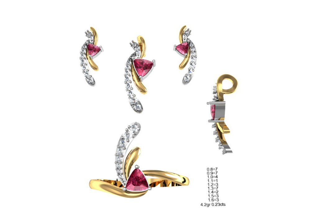 160 Pendant Sets STL & 3DM Files