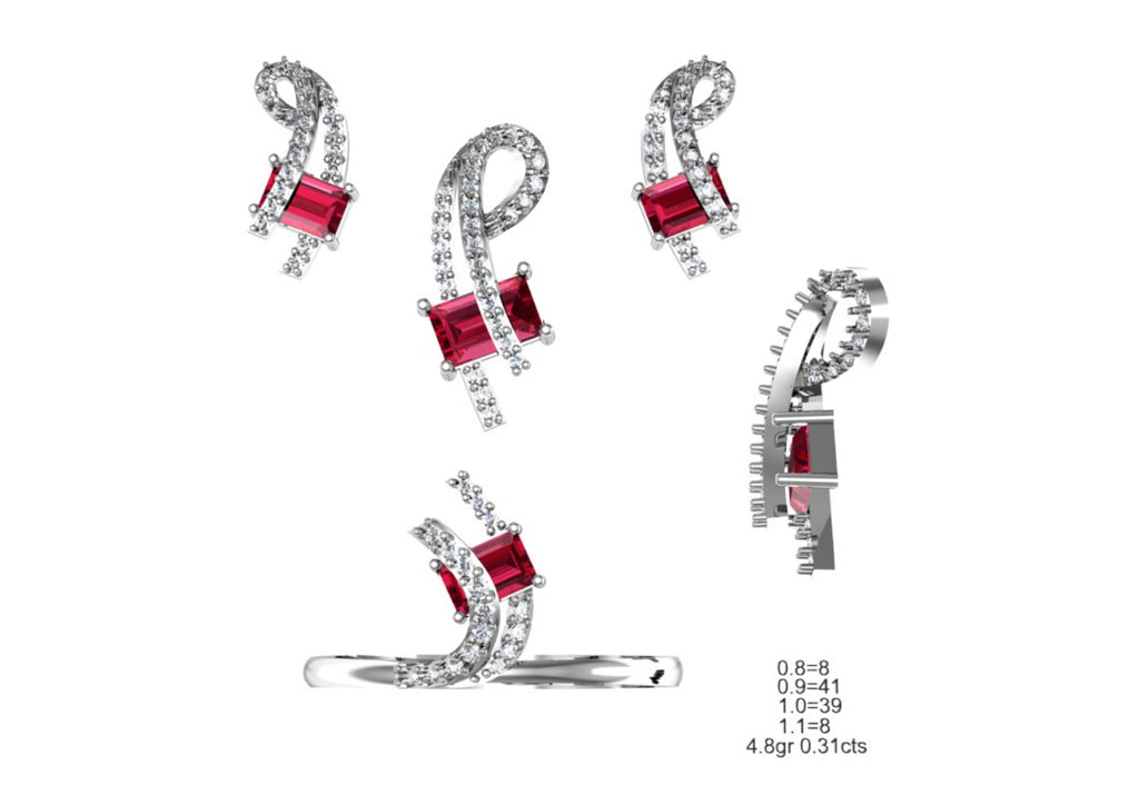 160 Pendant Sets STL & 3DM Files