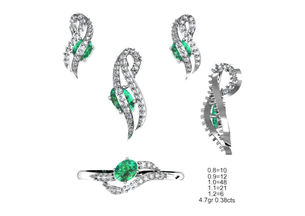 160 Pendant Sets STL & 3DM Files