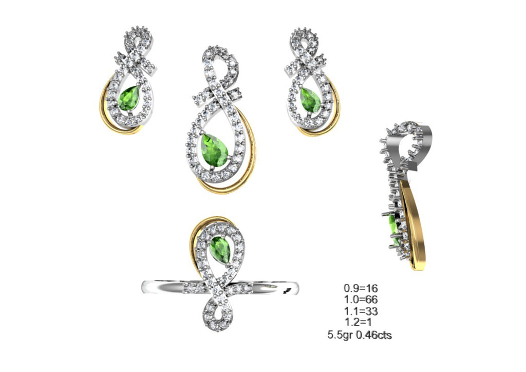160 Pendant Sets STL & 3DM Files