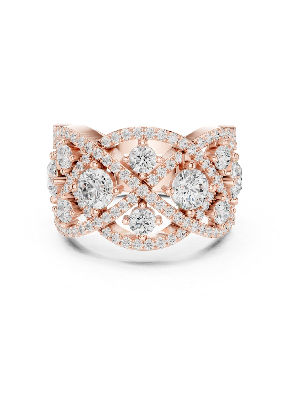 100 Soliter Ladies Rings STL & 3DM FIles