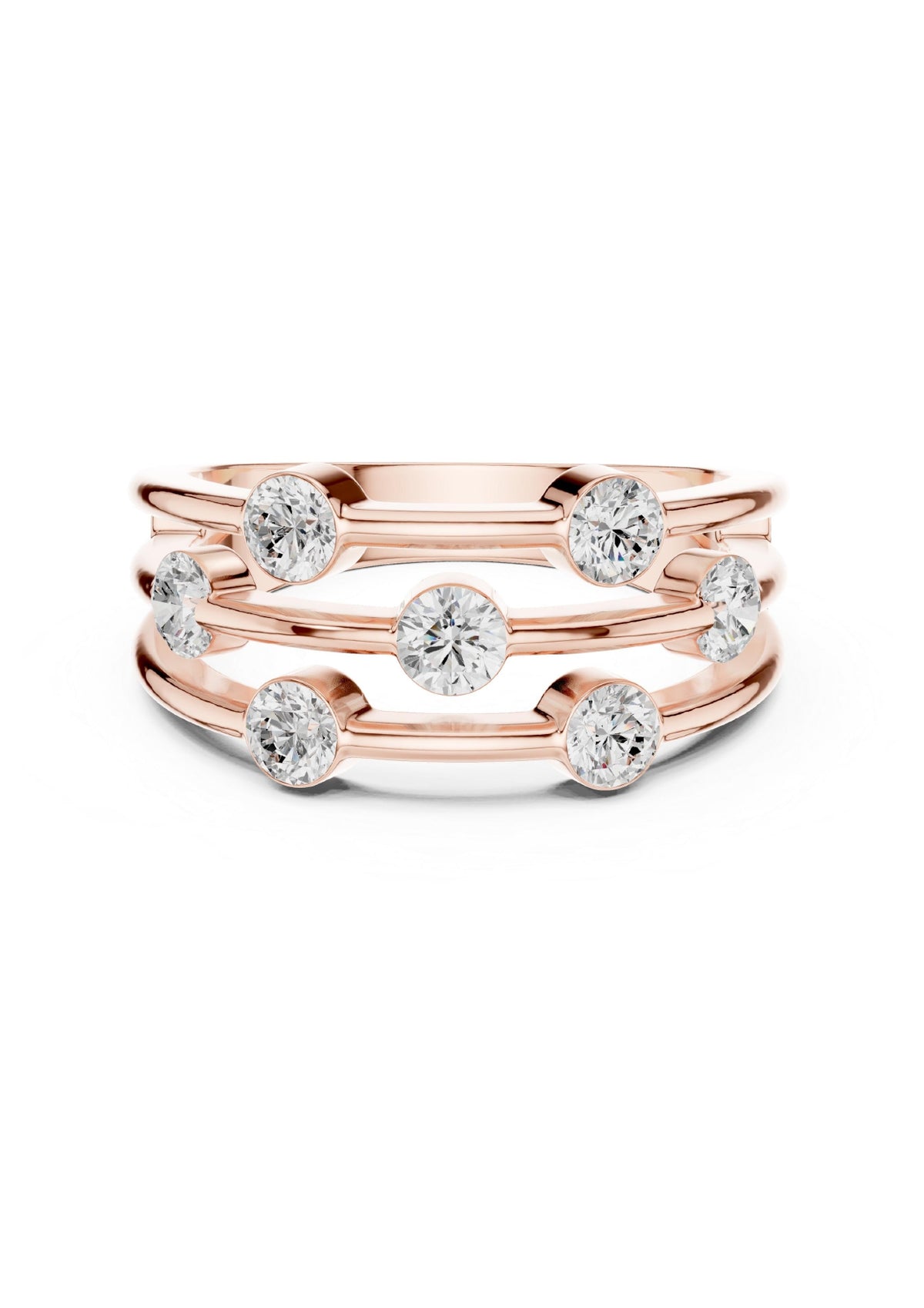 100 Soliter Ladies Rings STL & 3DM FIles