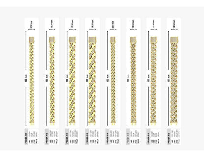 160 Chain Bracelets STL & 3DM Files