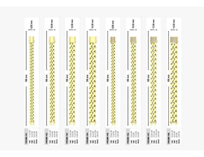 160 Chain Bracelets STL & 3DM Files