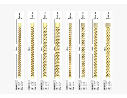160 Chain Bracelets STL & 3DM Files