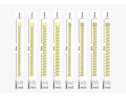 160 Chain Bracelets STL & 3DM Files