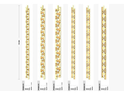 160 Chain Bracelets STL & 3DM Files