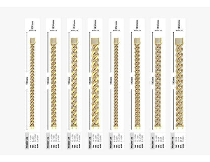 160 Chain Bracelets STL & 3DM Files