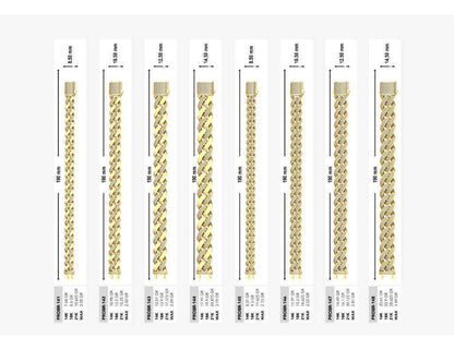 160 Chain Bracelets STL & 3DM Files